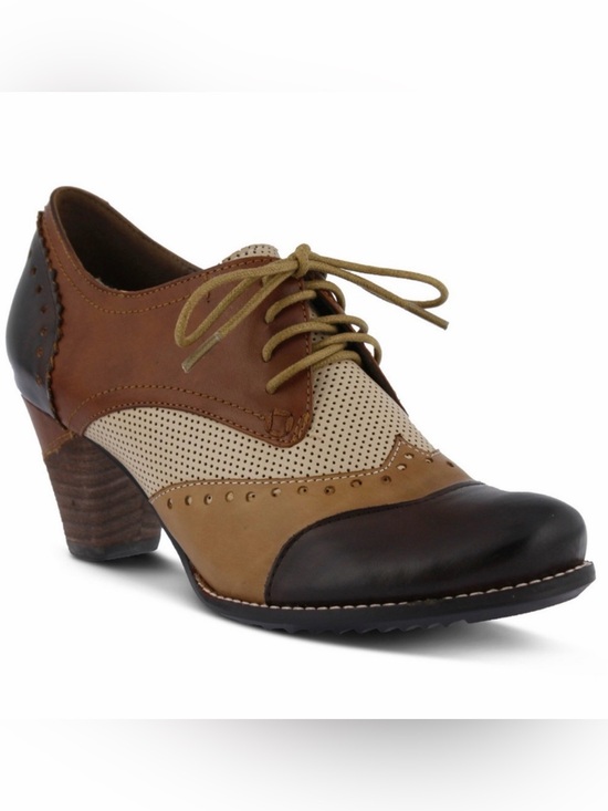 L'artiste Shoes - Spring Step L'ARTISTE BARDOT SHOES Brown Cream Color - Sz 7- $150 retail
